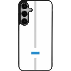 Samsung Galaxy S24+ Case Hülle - Silikon schwarz Kanton ZG weiss