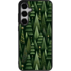 Coque Samsung Galaxy S24+ - Silicone rigide noir Christmas 25 Pattern Xmas Tree