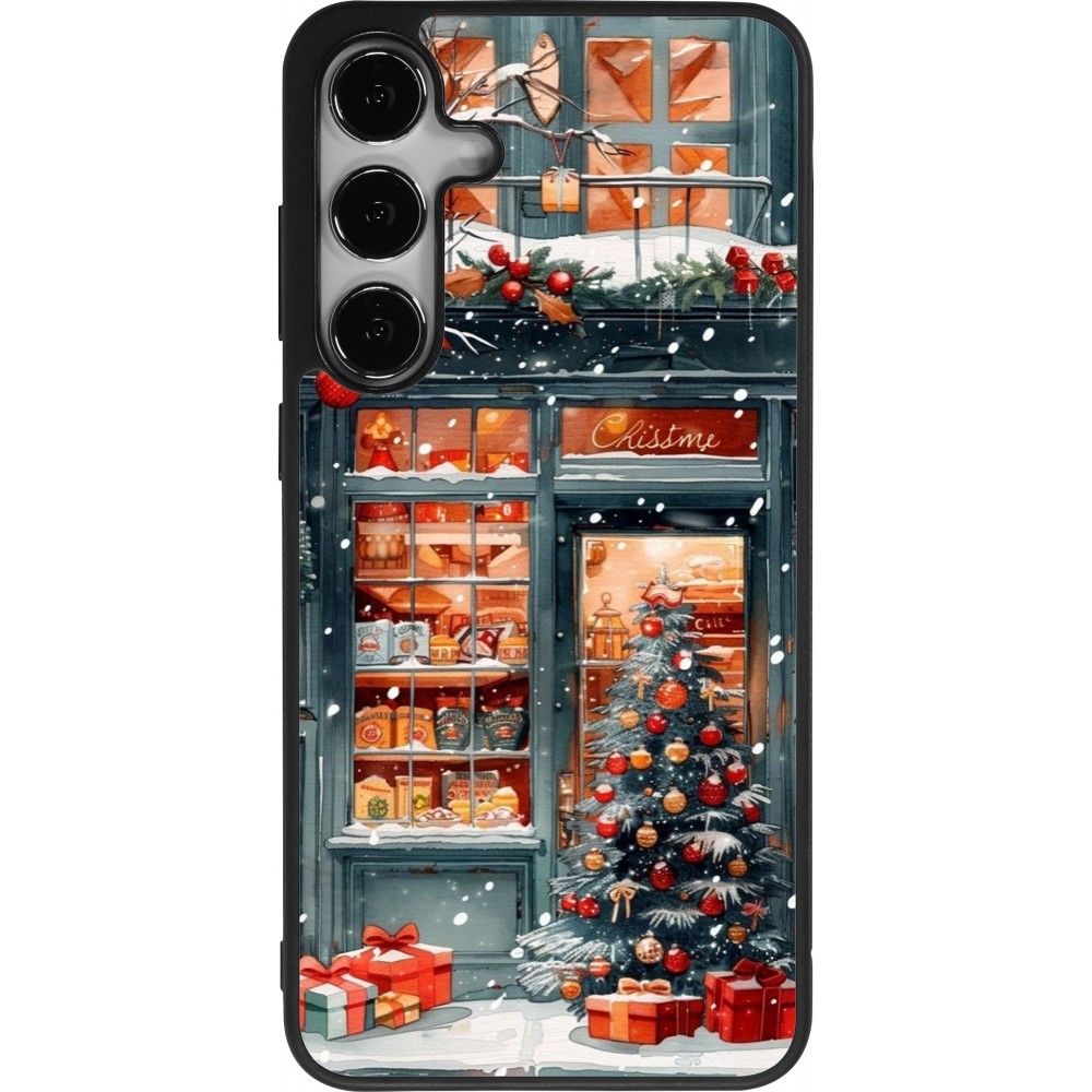 Coque Samsung Galaxy S24+ - Silicone rigide noir Christmas 25 Xmas Shop