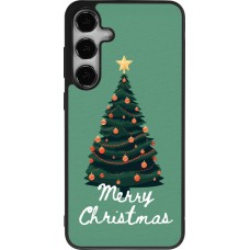 Coque Samsung Galaxy S24+ - Silicone rigide noir Christmas 25 Xmas Tree