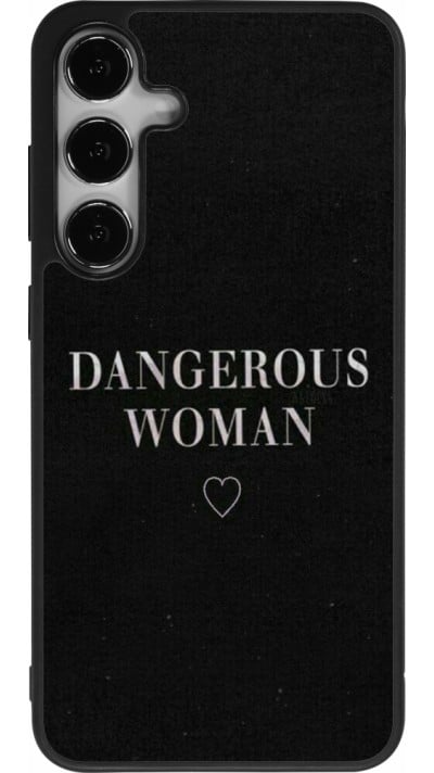 Samsung Galaxy S24+ Case Hülle - Silikon schwarz Dangerous woman