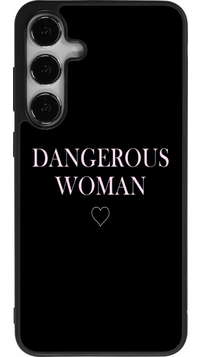 Coque Samsung Galaxy S24+ - Silicone rigide noir Dangerous woman