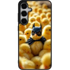 Coque Samsung Galaxy S24+ - Silicone rigide noir Easter 2026 Chicken Batman