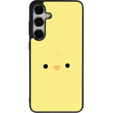 Coque Samsung Galaxy S24+ - Silicone rigide noir Easter 2026 Little chicken