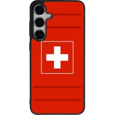 Samsung Galaxy S24+ Case Hülle - Silikon schwarz Euro 2020 Switzerland