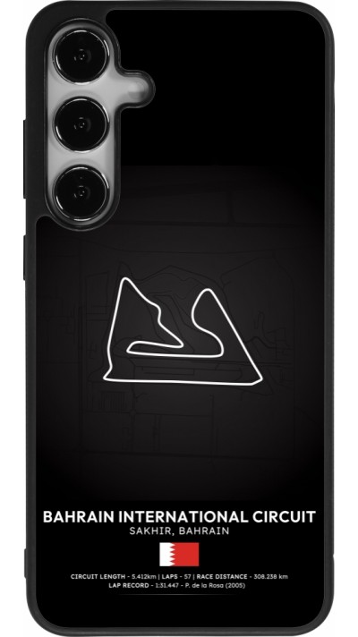 Coque Samsung Galaxy S24+ - Silicone rigide noir F1 Track 2025 Bahrain