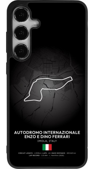 Coque Samsung Galaxy S24+ - Silicone rigide noir F1 Track 2025 Emilia-Rogmana