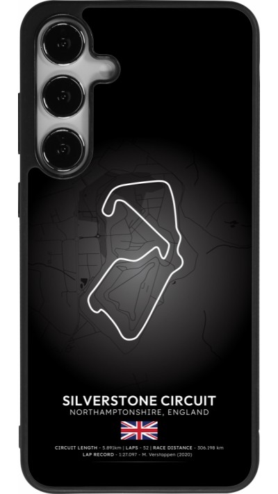 Coque Samsung Galaxy S24+ - Silicone rigide noir F1 Track 2025 Great Britan