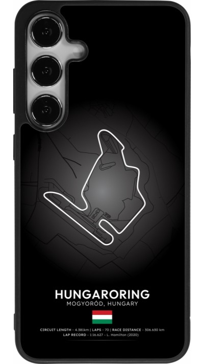 Coque Samsung Galaxy S24+ - Silicone rigide noir F1 Track 2025 Hungary