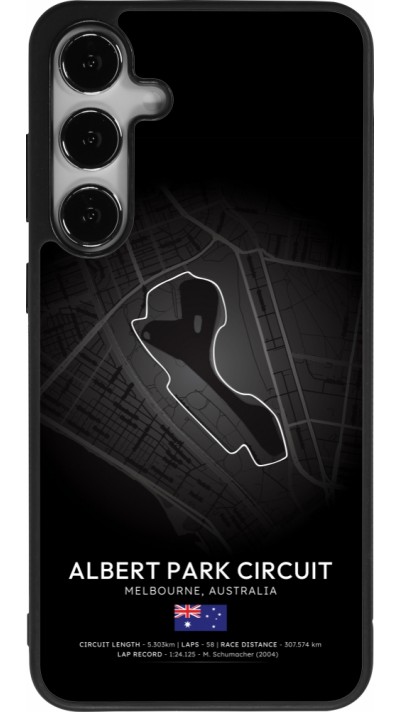 Coque Samsung Galaxy S24+ - Silicone rigide noir F1 Track 2025 Melbourne