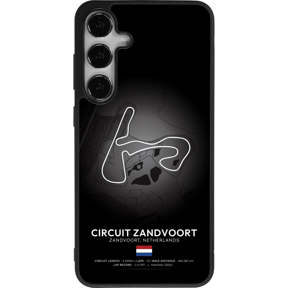 Coque Samsung Galaxy S24+ - Silicone rigide noir F1 Track 2025 Netherlands