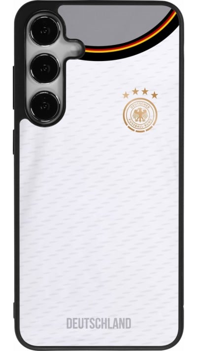 Samsung Galaxy S24+ Case Hülle - Silikon schwarz Deutschland 2022 personalisierbares Fußballtrikot