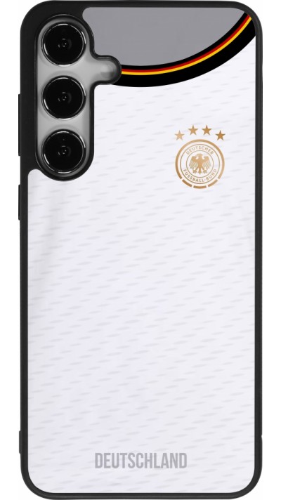 Samsung Galaxy S24+ Case Hülle - Silikon schwarz Deutschland 2022 personalisierbares Fußballtrikot