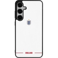 Coque Samsung Galaxy S24+ - Silicone rigide noir Maillot de football Angleterre 2026 personnalisable