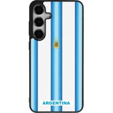 Coque Samsung Galaxy S24+ - Silicone rigide noir Maillot de football Argentine 2026 personnalisable