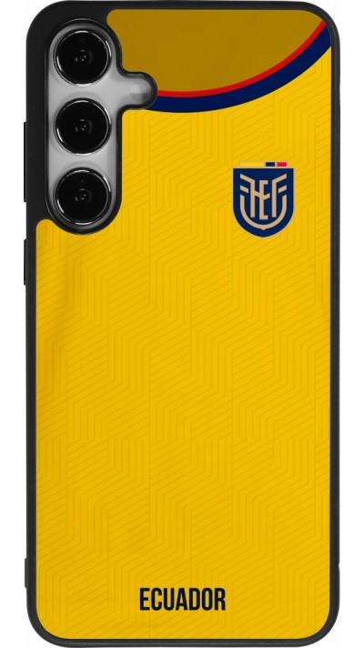 Samsung Galaxy S24+ Case Hülle - Silikon schwarz Ecuador 2022 Fußballtrikot