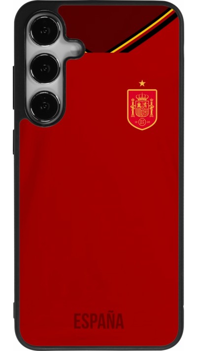 Samsung Galaxy S24+ Case Hülle - Silikon schwarz Spanien 2022 personalisierbares Fußballtrikot