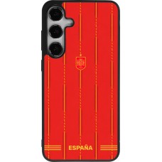 Coque Samsung Galaxy S24+ - Silicone rigide noir Maillot de football Espagne 2026 personnalisable