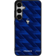 Coque Samsung Galaxy S24+ - Silicone rigide noir Maillot de football France 2026 personnalisable