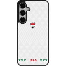 Coque Samsung Galaxy S24+ - Silicone rigide noir Maillot de football Irak 2026 personnalisable