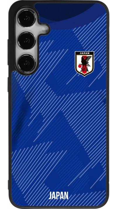 Samsung Galaxy S24+ Case Hülle - Silikon schwarz Japan 2022 personalisierbares Fussballtrikot