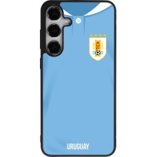 Samsung Galaxy S24+ Case Hülle - Silikon schwarz Uruguay 2022 personalisierbares Fussballtrikot