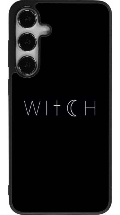 Coque Samsung Galaxy S24+ - Silicone rigide noir Halloween 22 witch word