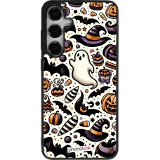 Coque Samsung Galaxy S24+ - Silicone rigide noir Halloween 2024 Cute Pattern