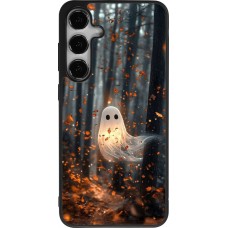Samsung Galaxy S24+ Case Hülle - Silikon schwarz Halloween 2025 Ghost in the forest