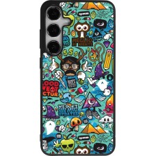 Samsung Galaxy S24+ Case Hülle - Silikon schwarz Mixed Cartoons Turquoise