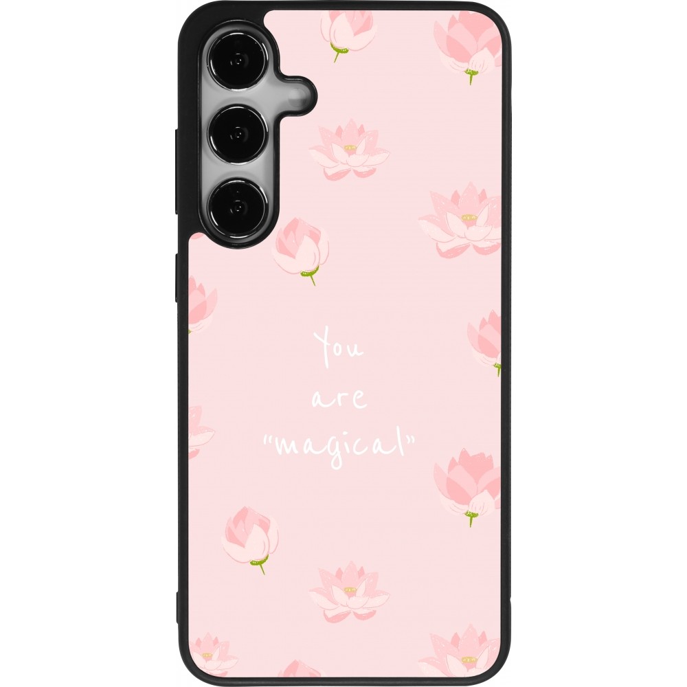 Samsung Galaxy S24+ Case Hülle - Silikon schwarz Mom 2023 your are magical