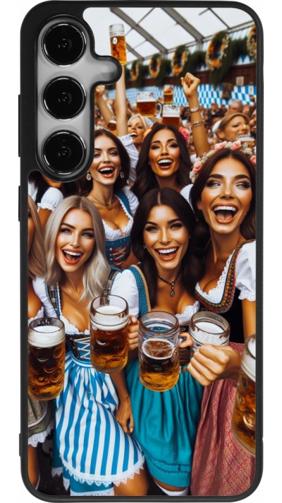 Coque Samsung Galaxy S24+ - Silicone rigide noir Oktoberfest Frauen