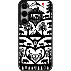 Coque Samsung Galaxy S24+ - Silicone rigide noir Poya Suisse 2