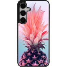Samsung Galaxy S24+ Case Hülle - Silikon schwarz Purple Pink Pineapple