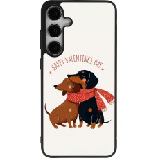 Coque Samsung Galaxy S24+ - Silicone rigide noir Saint Valentines Day 26 Happy Valentine
