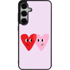 Coque Samsung Galaxy S24+ - Silicone rigide noir Saint Valentines Day 26 Heart