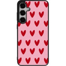 Coque Samsung Galaxy S24+ - Silicone rigide noir Saint Valentines Day 26 Pattern heart