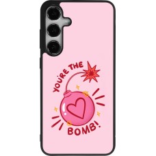 Coque Samsung Galaxy S24+ - Silicone rigide noir Saint Valentines Day 26 You are the bomb