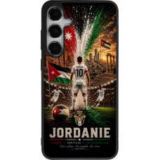 Coque Samsung Galaxy S24+ - Silicone rigide noir Football Jordanie splash 2026