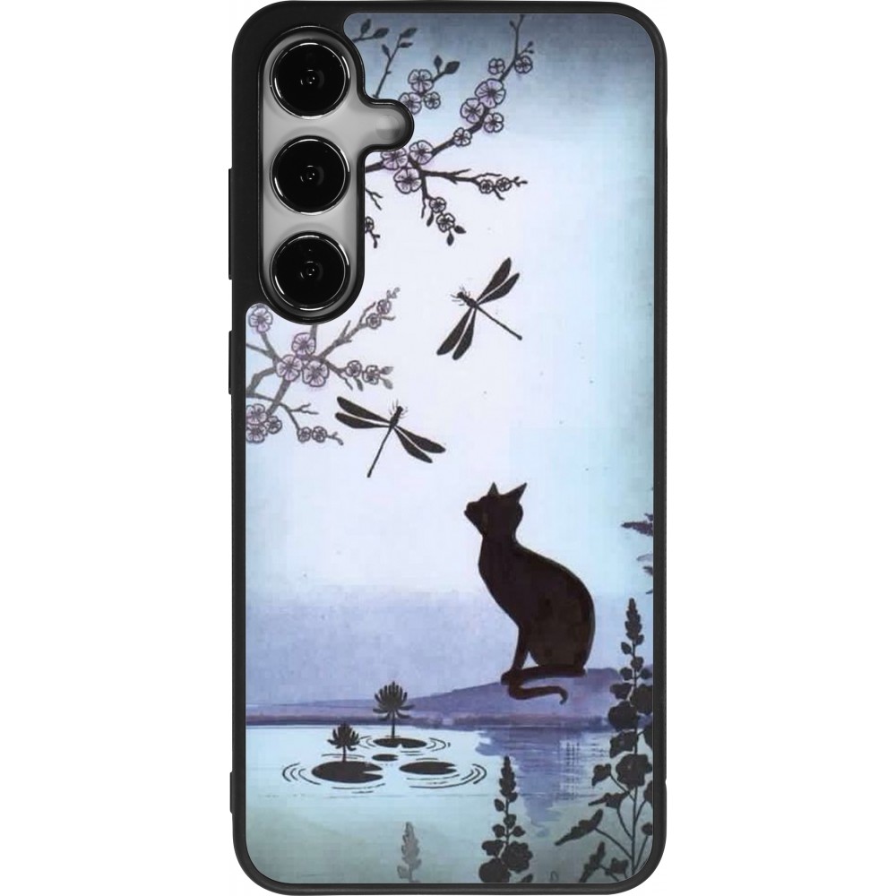 Coque Samsung Galaxy S24+ - Silicone rigide noir Spring 19 12