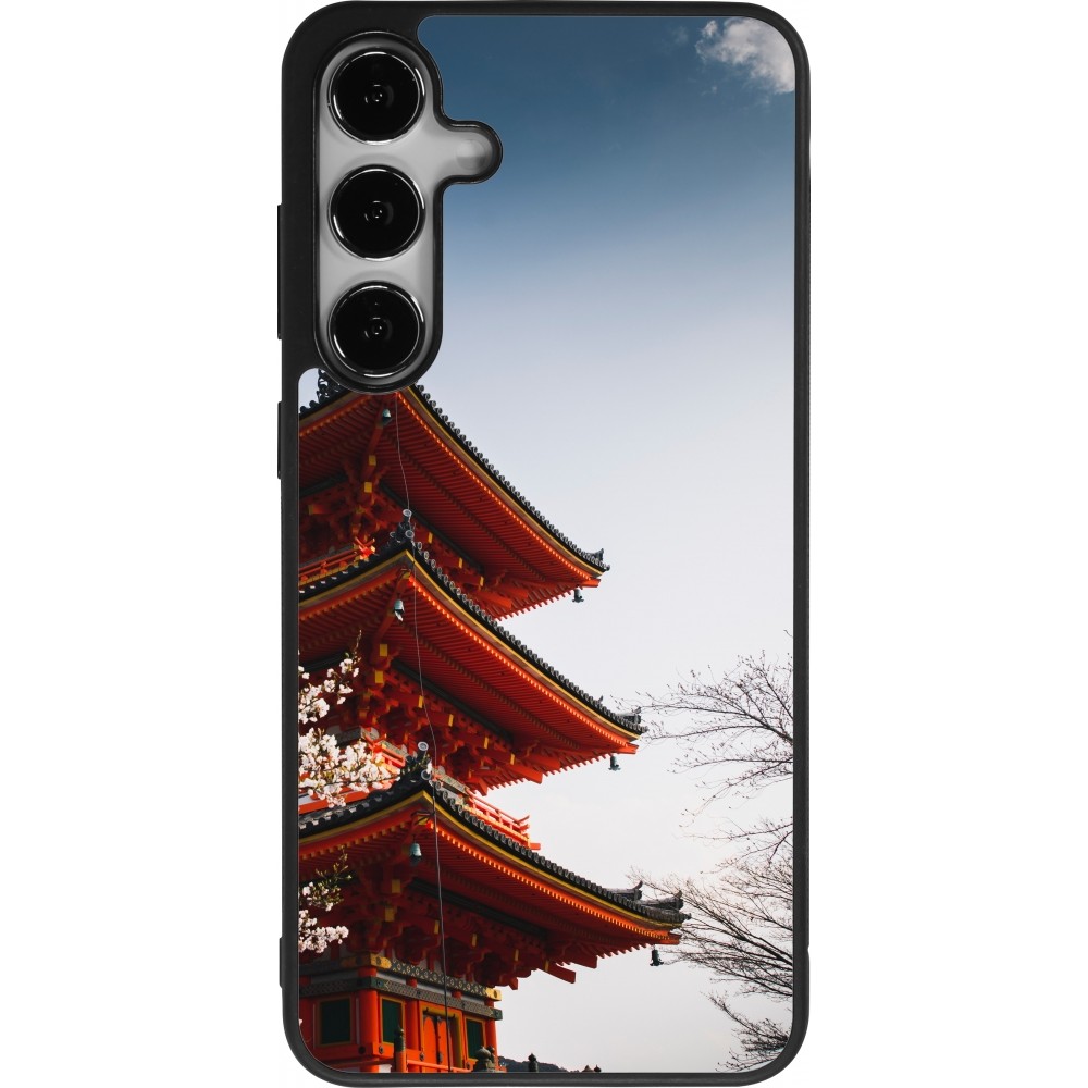 Samsung Galaxy S24+ Case Hülle - Silikon schwarz Spring 23 Japan