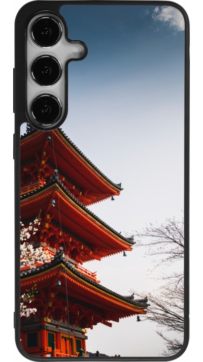 Samsung Galaxy S24+ Case Hülle - Silikon schwarz Spring 23 Japan