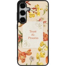 Coque Samsung Galaxy S24+ - Silicone rigide noir Trust the process 2026