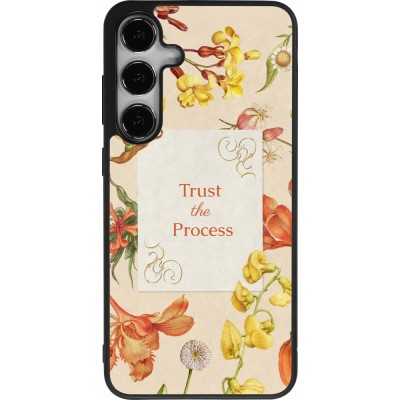 Coque Samsung Galaxy S24+ - Silicone rigide noir Trust the process Spring 2026