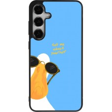Coque Samsung Galaxy S24+ - Silicone rigide noir Tell me about yourself Summer 2026