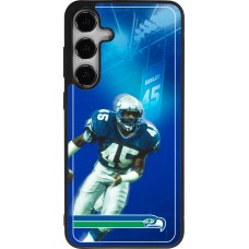 Coque Samsung Galaxy S24+ - Silicone rigide noir Super Bowl 26 Seattle 1