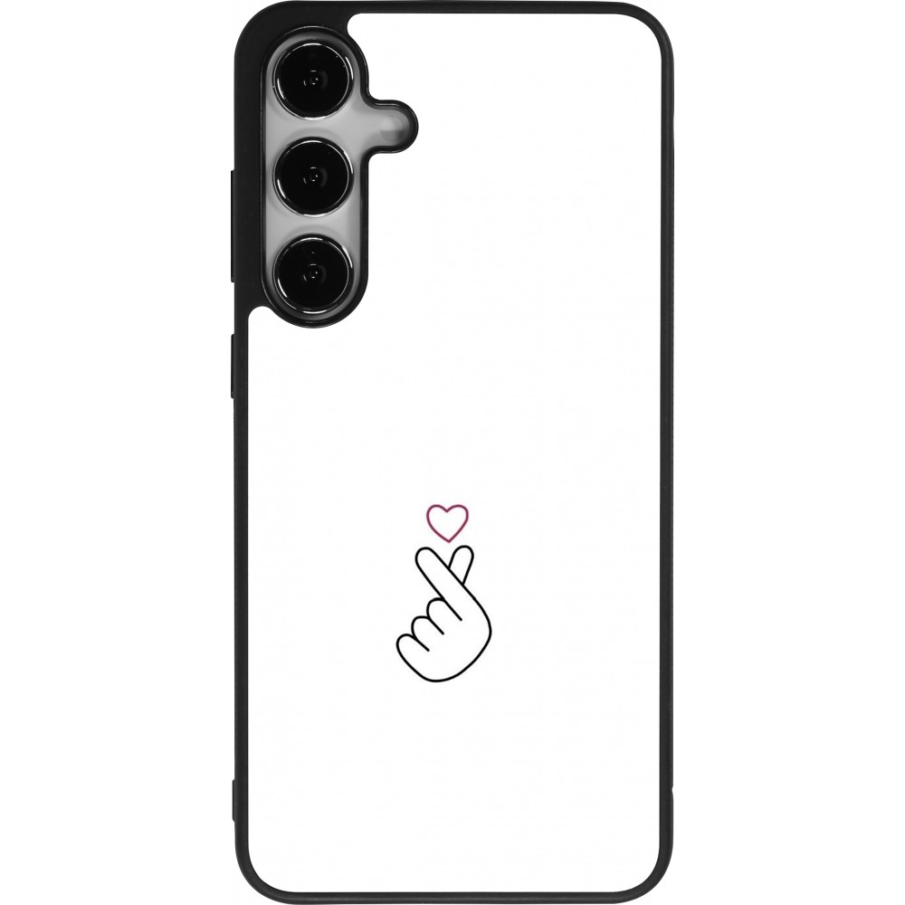Coque Samsung Galaxy S24+ - Silicone rigide noir Valentine 2024 heat by Millennials