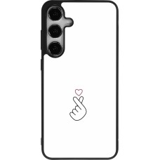 Coque Samsung Galaxy S24+ - Silicone rigide noir Valentine 2024 heat by Millennials