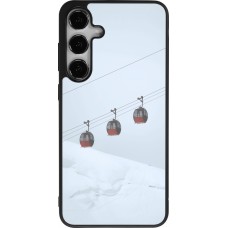 Samsung Galaxy S24+ Case Hülle - Silikon schwarz Winter 22 ski lift