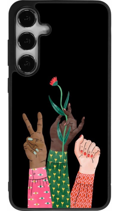 Coque Samsung Galaxy S24+ - Silicone rigide noir Womens day 2026 2